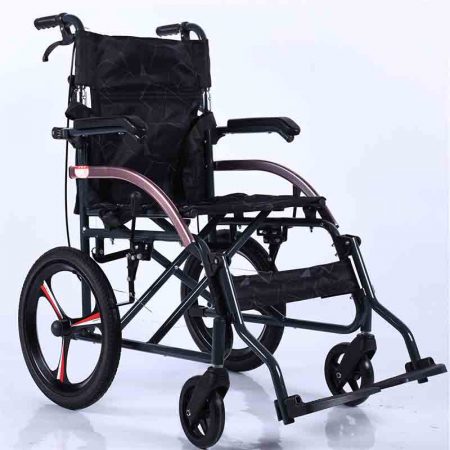 ultra lightweight wheelchair with aluminum frame