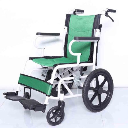 Medline Lightweight Transport Adult Folding Wheelchair