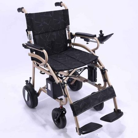 Lithium battery electric wheelchair with a net weight of 18 kg