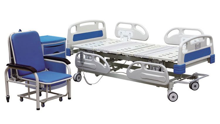 General hospital use 5 function electric nursing bed