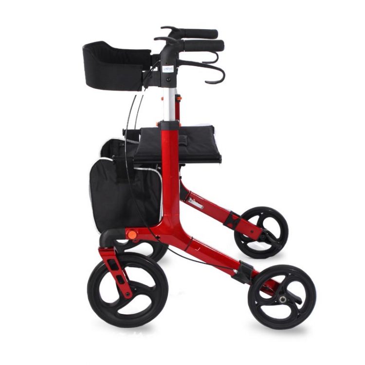 Ultra-light aluminum alloy material walker for old people