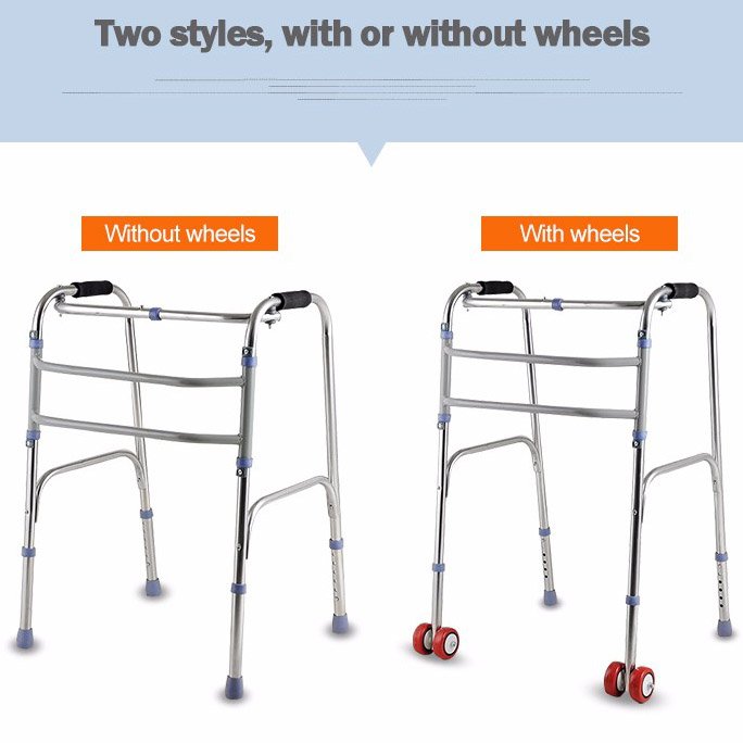 With Front Wheel Narrow Walker