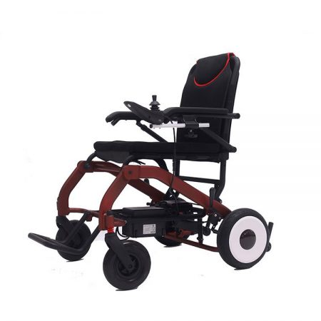 Wholesale red color electric wheelchair with small wheels