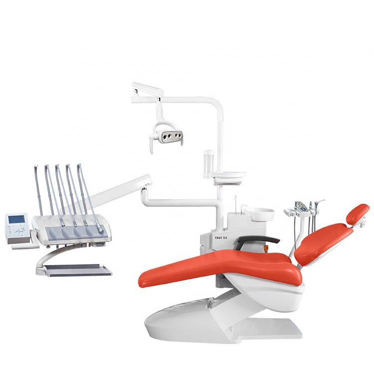 Dental chair with accessories