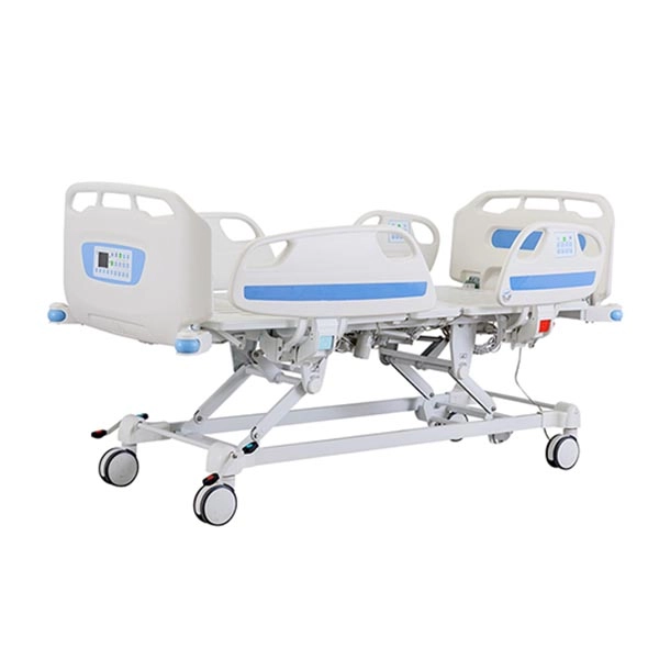 Height-adjustable medical bed with CPR