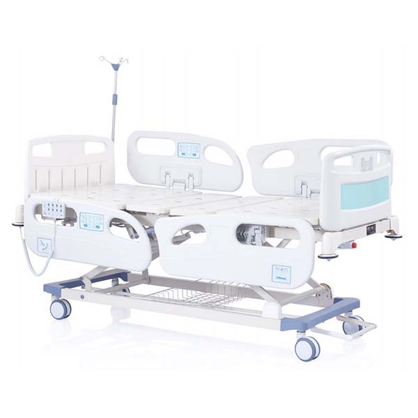 Hospital beds with side rails