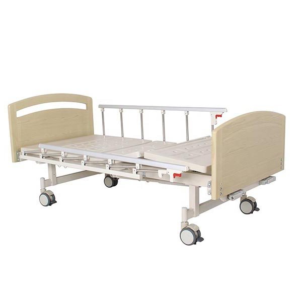 Two carnk manual hospital bed
