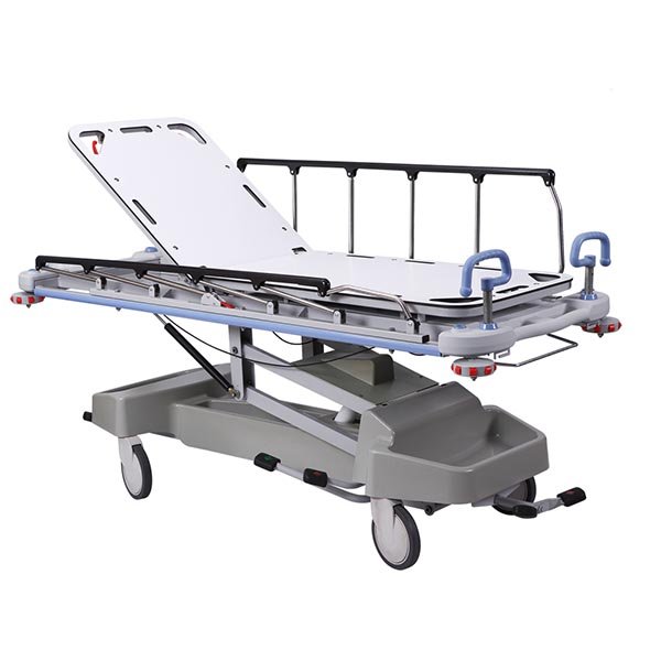 Hydraulic stretcher for patient transfer