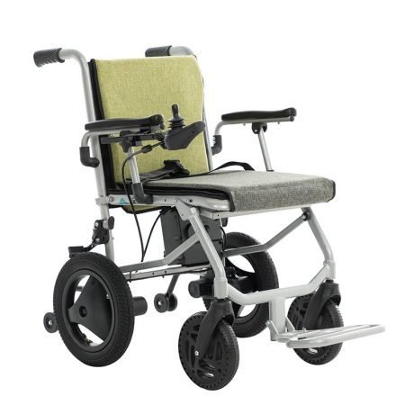 Net weight 15kgs aluminium small electric wheelchair