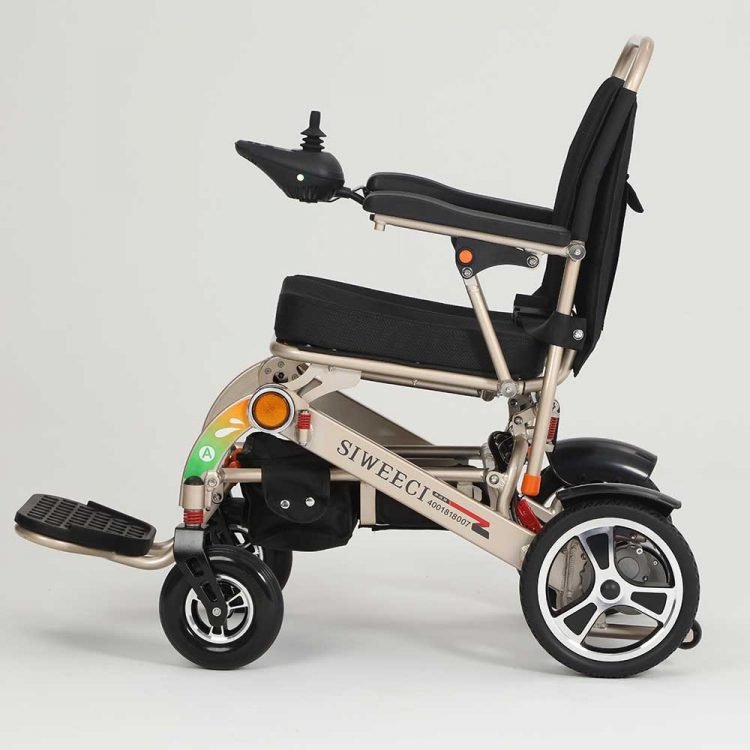 easy take for travel automatic foldable electric wheelchair