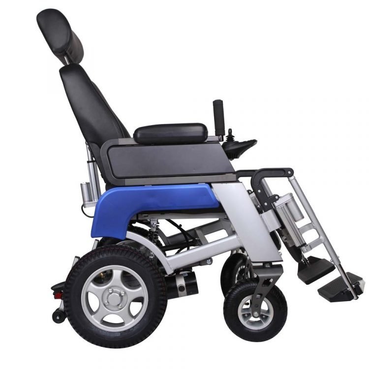 automatic reclining aluminum electric wheelchair