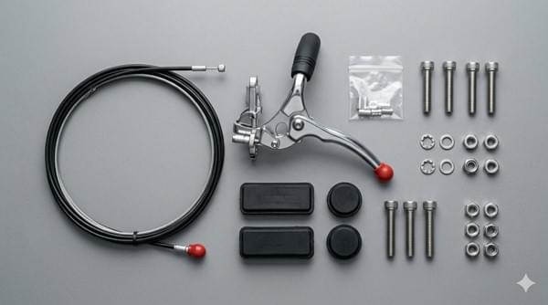 BRAKE MAINTENANCE & REPLACEMENT Wheelchair Brake Maintenance & Replacement: A Complete Guide for Fleet Managers 3 Satcon manual wheelchair standard lever brake kit — institutional supply for hospital and distributor orders